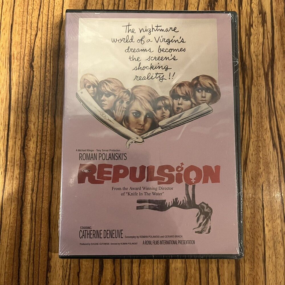 Roman Polanski's Repulsion DVD, 1965, English, Black & White Brand New, Sealed